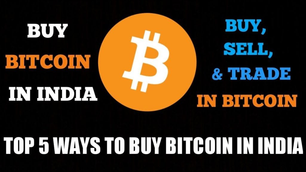 how can one buy bitcoin in india