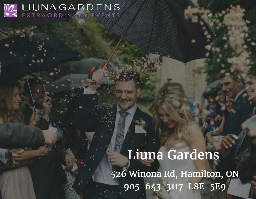 Hamilton Wedding Reception A Spectacular Event Liuna Gardens