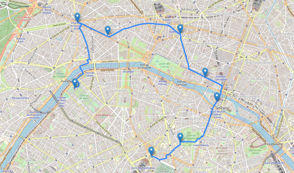 How to Plot a Route on a Map. A tutorial with code examples in… | by Hennie  de Harder | Towards Data Science