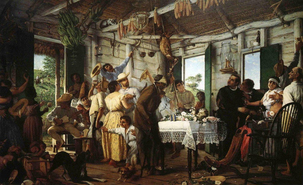 Great Paintings: El Velorio by Francisco Oller | by Maria Landschoot