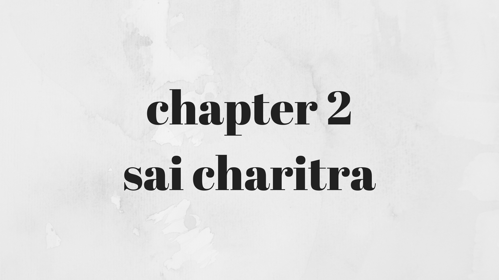 Sai Charita Chapter 2 Dabholkar Getting Prophetic Title By Saisadhana Medium