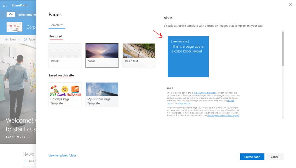 Template Sharepoint Baeti