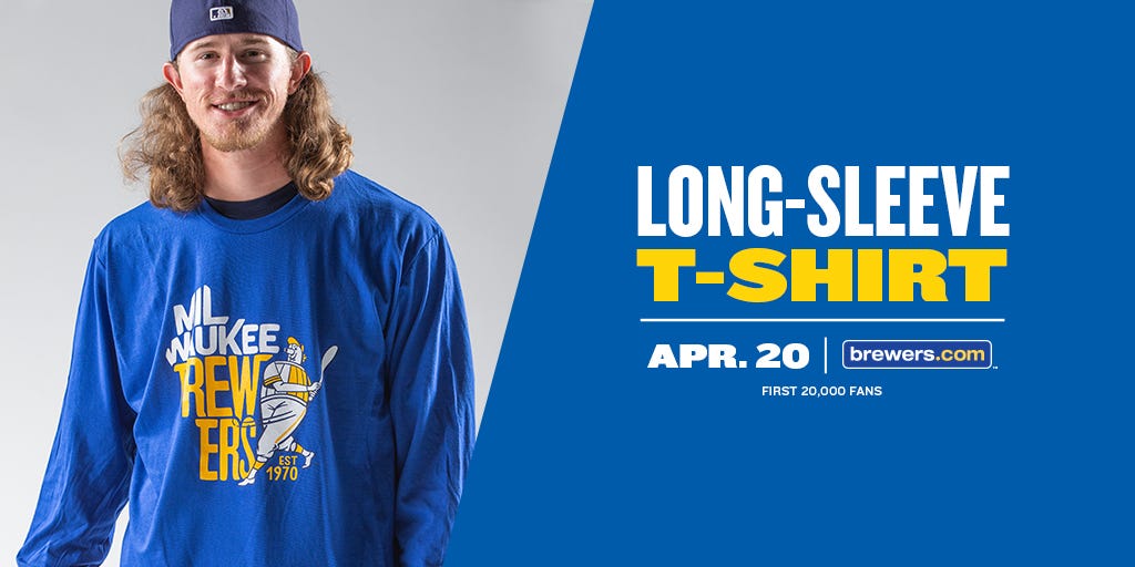 brewers long sleeve shirts