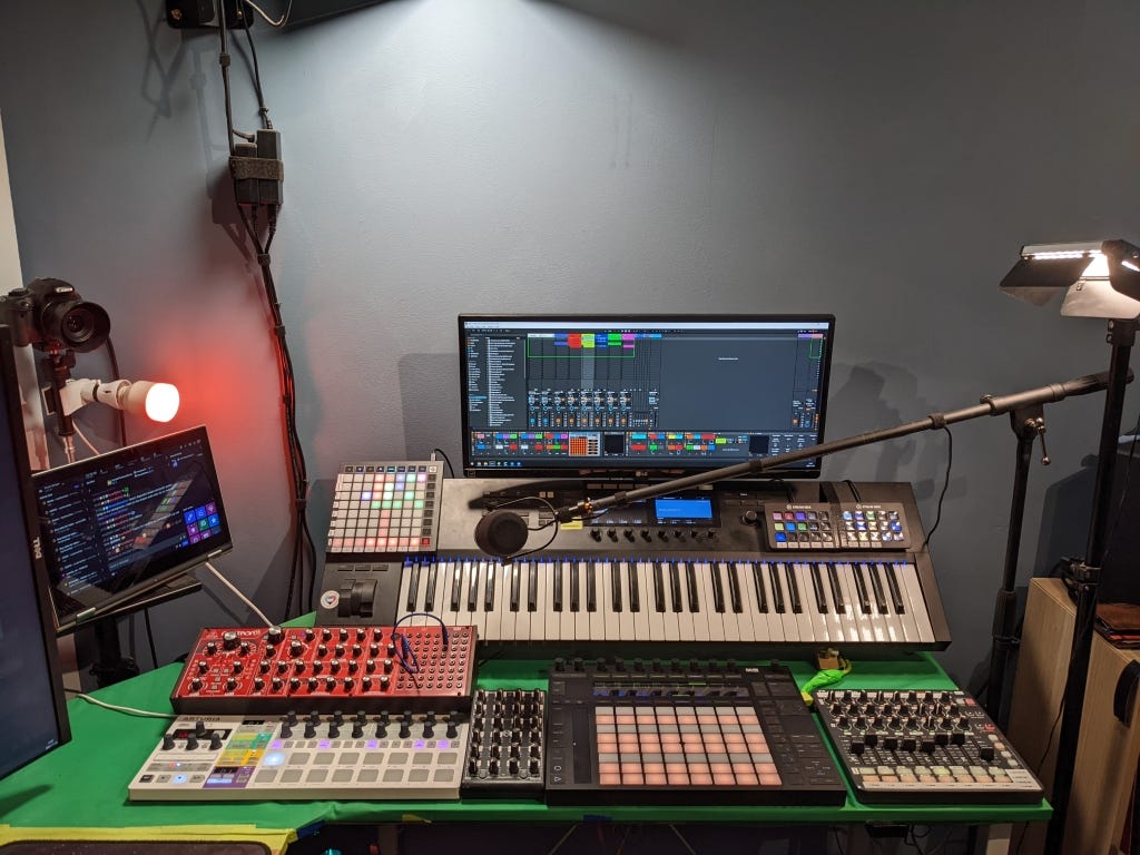 Livestream setup [Oct]. Original setup [Jan]… | by Scruffy | Nov, 2022