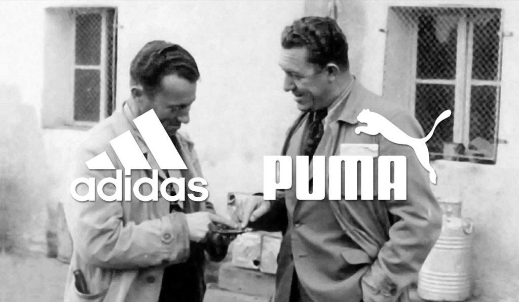 brothers puma and adidas