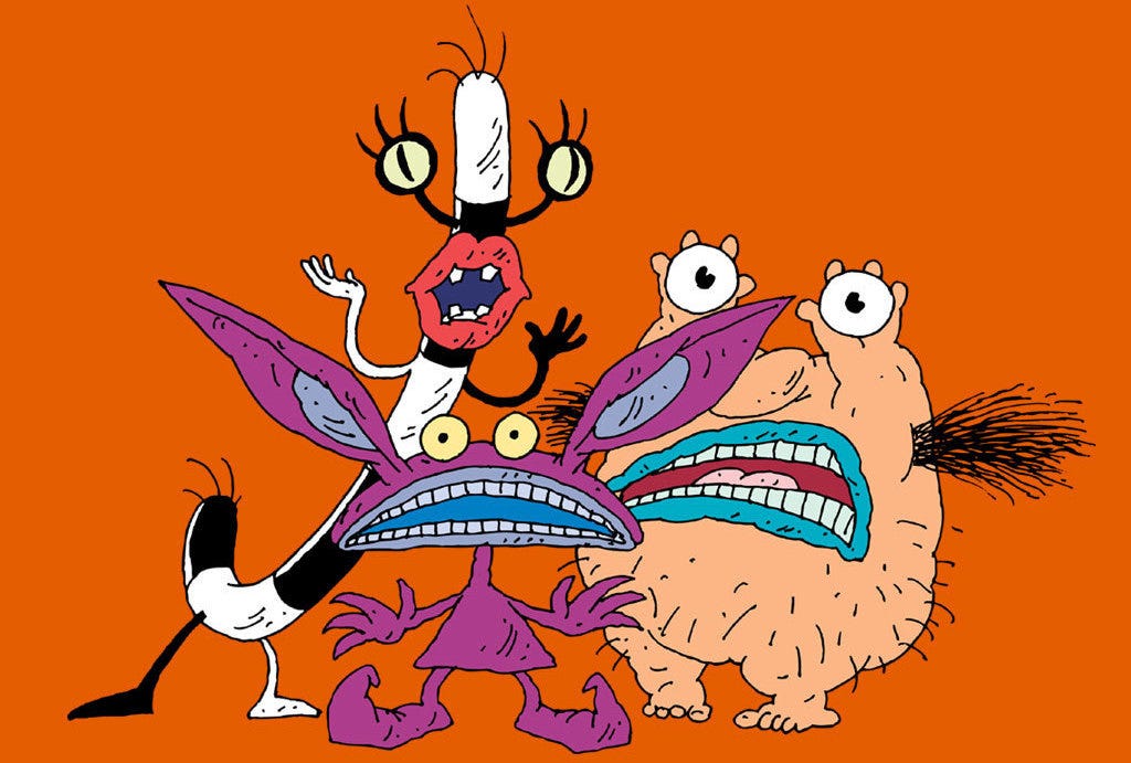 The 10 Weirdest Side Monsters On ahh Real Monsters By The Dot And Line The Dot And Line Medium