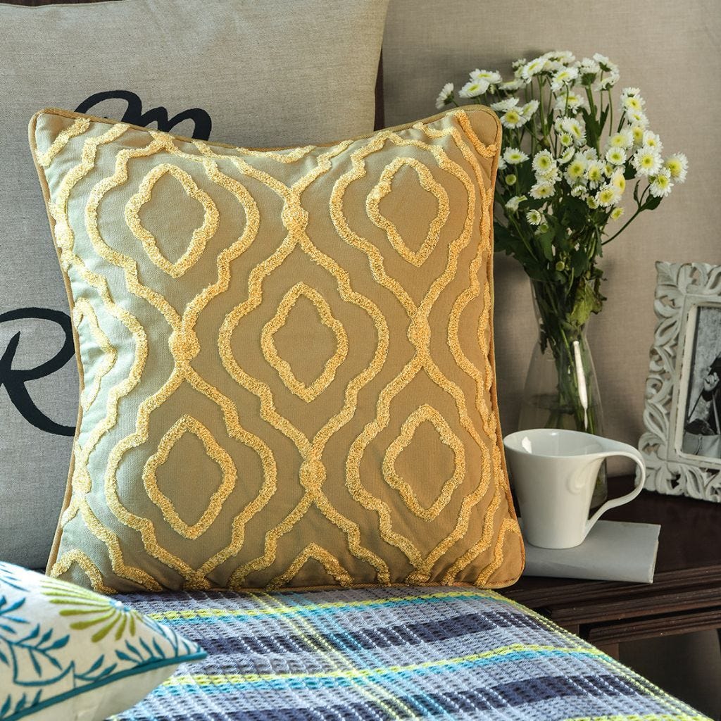 embroidered cushion covers