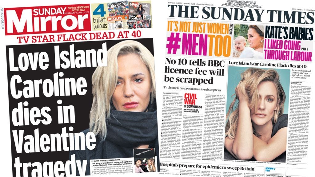 Trial By Tabloid I Think We Need To Have A Serious Talk By Ellie Mitchell Writing In The Media Medium