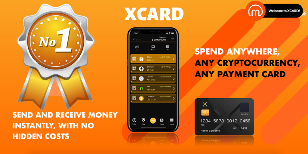 Image result for XCARD : Spend Anywhere, Any Cryptocurrency, With Any Payment Card