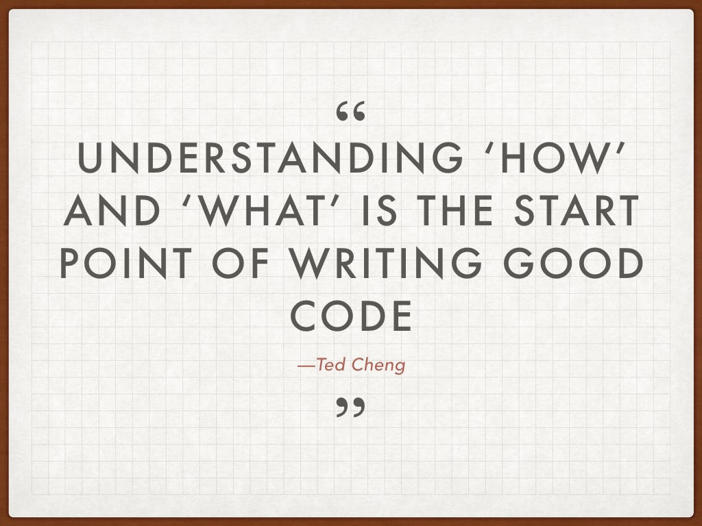 Coding — HOW method and WHAT method | by Ted Cheng | Medium