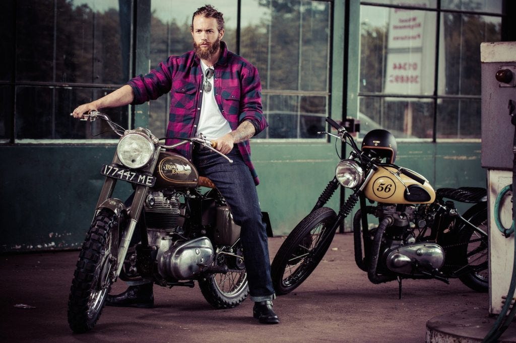wear when you are riding a motorcycle 
