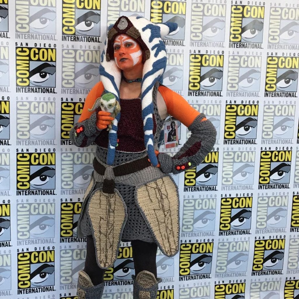 She Updated Her Crochet Ahsoka Tano 