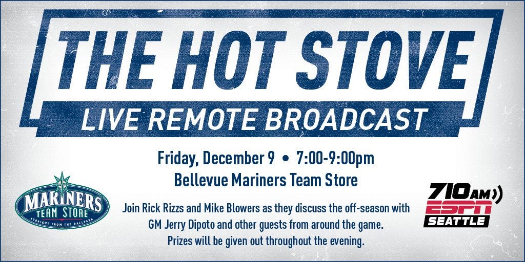 The Hot Stove — Live From the Bellevue Square Mariners Team Store by