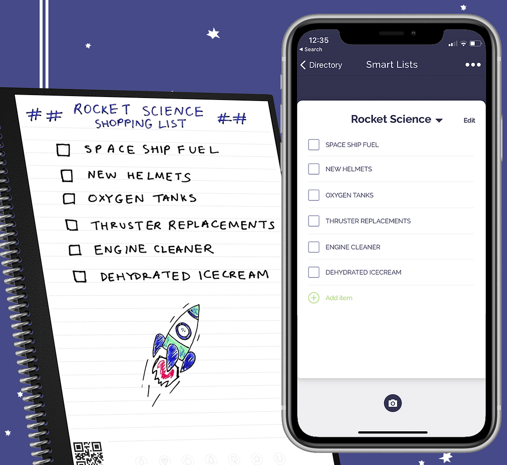 Get Your Sh*t Together, with Smart Lists – Rocketbook