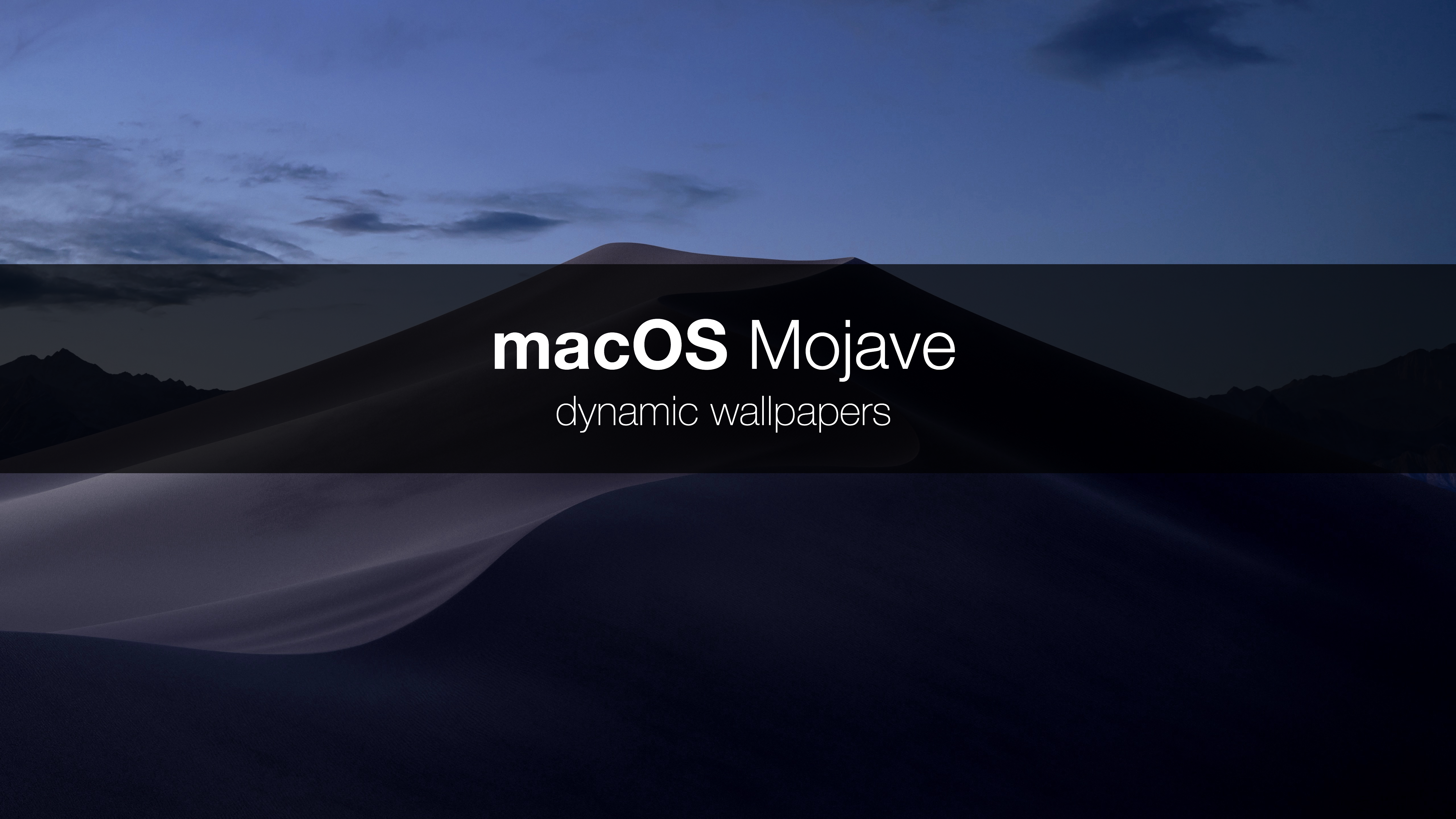 Macos Mojave Dynamic Wallpaper How Apple Built Dynamic Wallpapers And By Marcin Czachurski Itnext