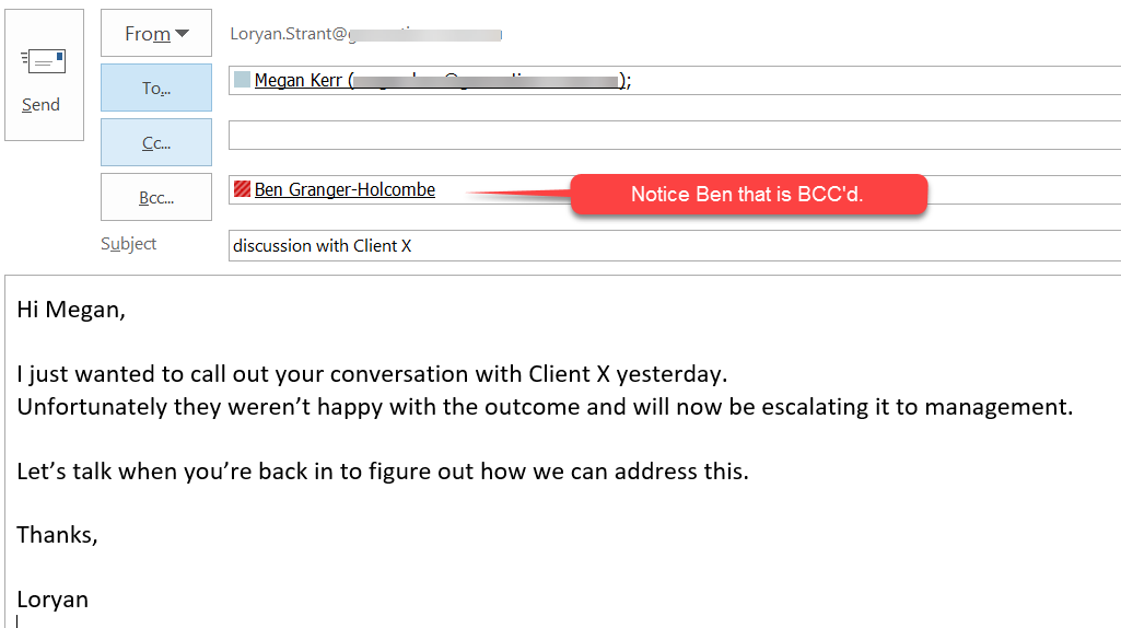 Working With Email Beware The Bcc Field By Loryan Strant The Office 365 Good Etiquette Guide