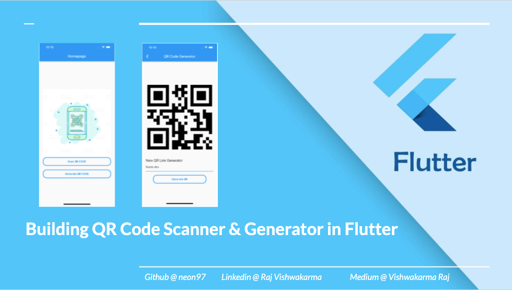 QR Code Scanner & Generator In Flutter | by Vishwakarma Raj | Medium