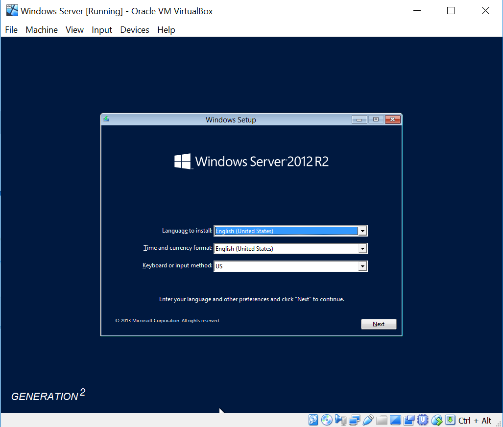 0x2 Installing Windows Server 2012 R2 On Virtualbox Installing The Operating System By Shehu 1072