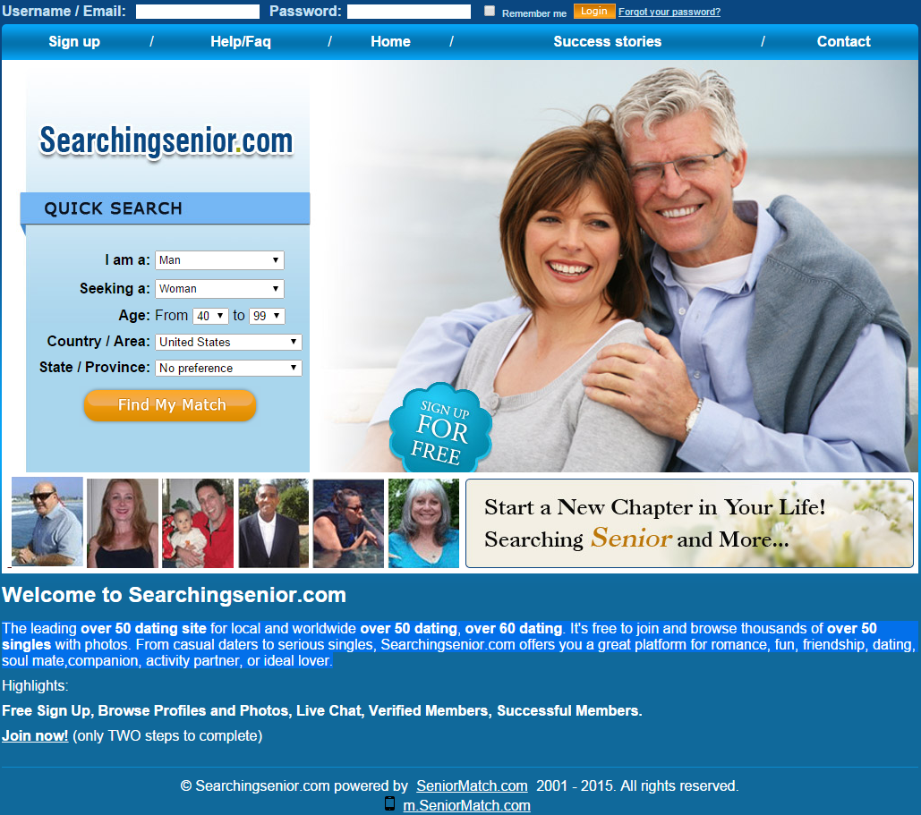 Most Popular Senior Dating Online Services Free Month