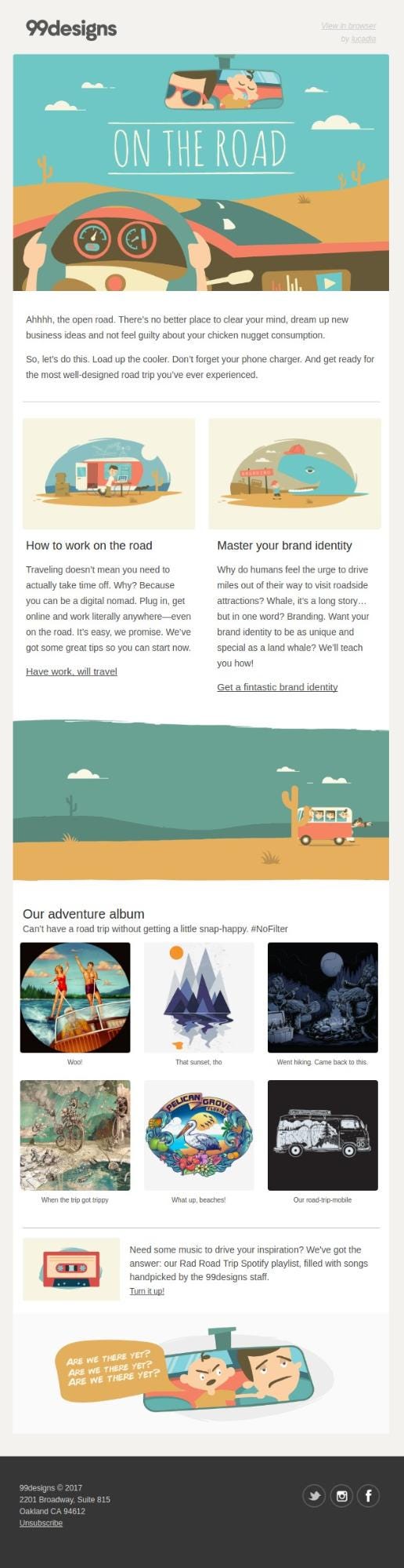 16 Best Email Design Examples The Email Marketing Isn T Dead The By Uxplanet Org Ux Planet