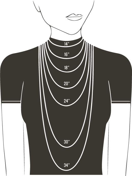 NECKLACE SIZE CHART FOR WOMEN Ladies Are You Confused About Which 