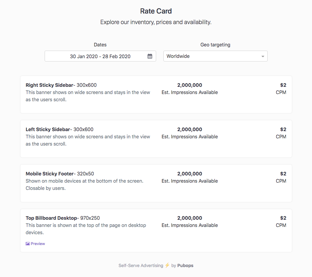 What’s a rate card and do you need one? by Denis Pshenov Pubops