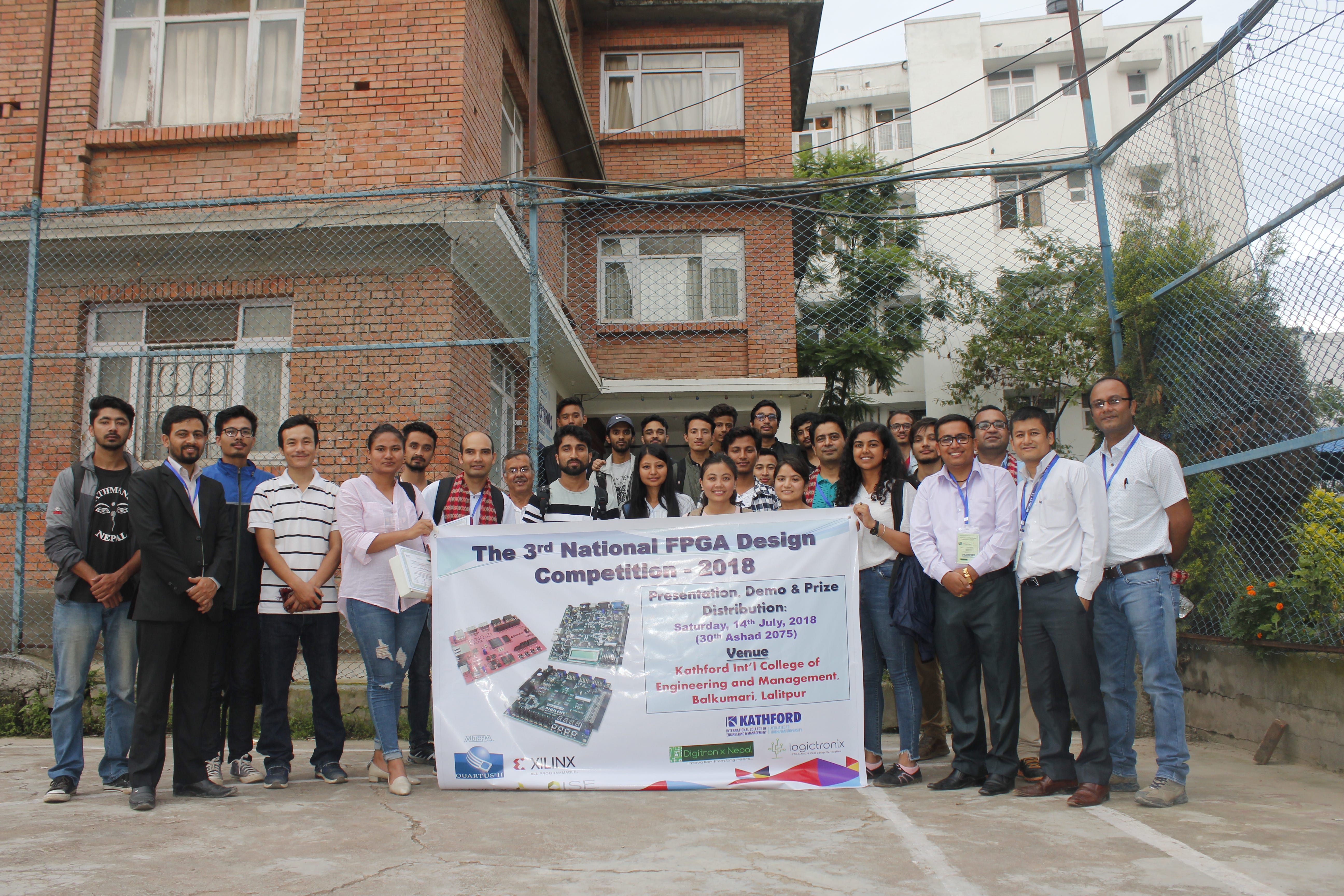 Nepal Engineering College Student Win 3rd National Fpga Design
