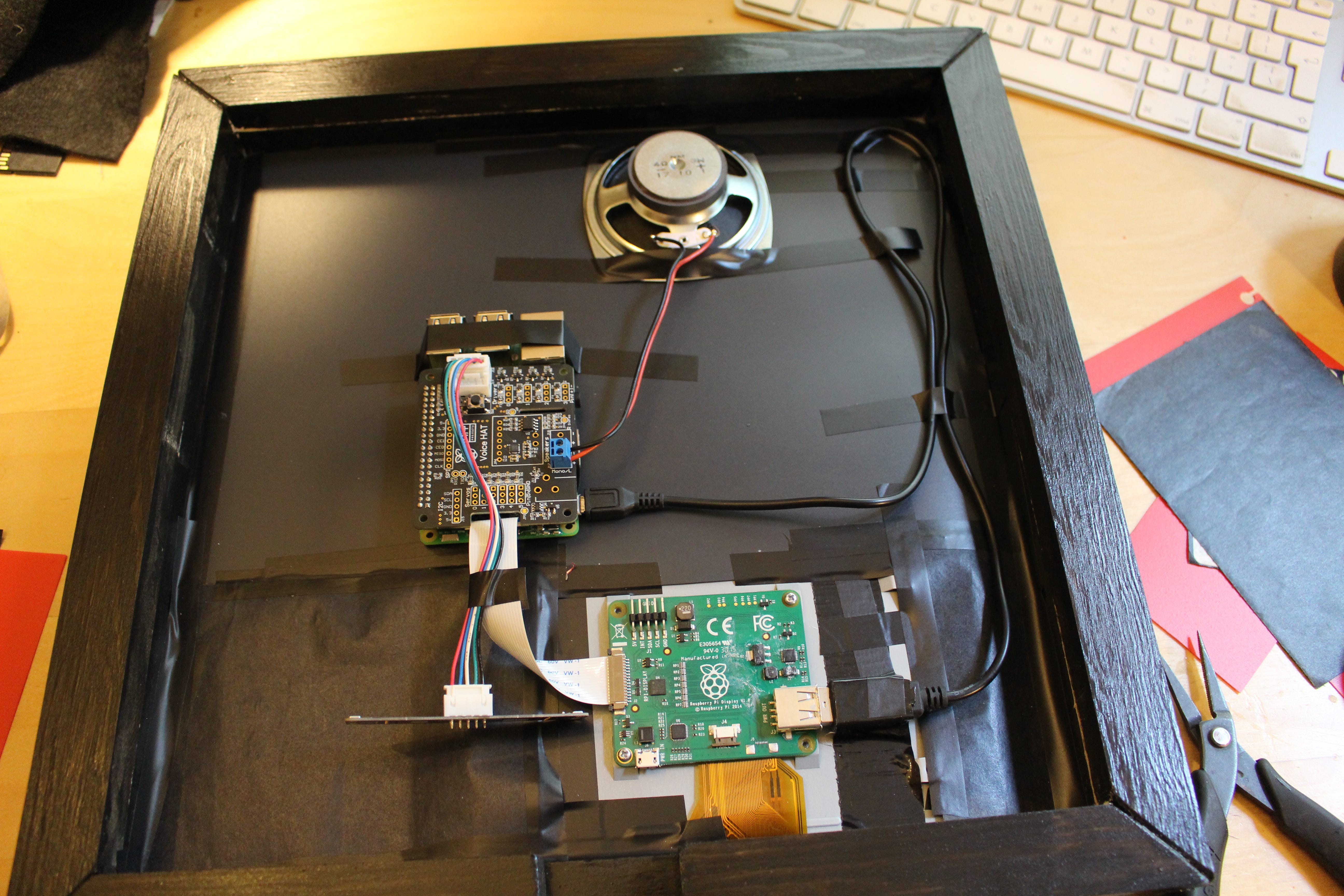 A Magic Mirror Powered by AIY Projects and the Raspberry Pi