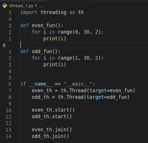 Even Odd Thread in Python. There is a very simple question in the… | by ...