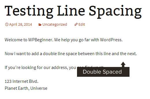 How To Add Single Double Line Spacing In Wordpress By Muhammad Habibullah Medium How To Add Single Double Line Spacing In Wordpress By Muhammad Habibullah Medium