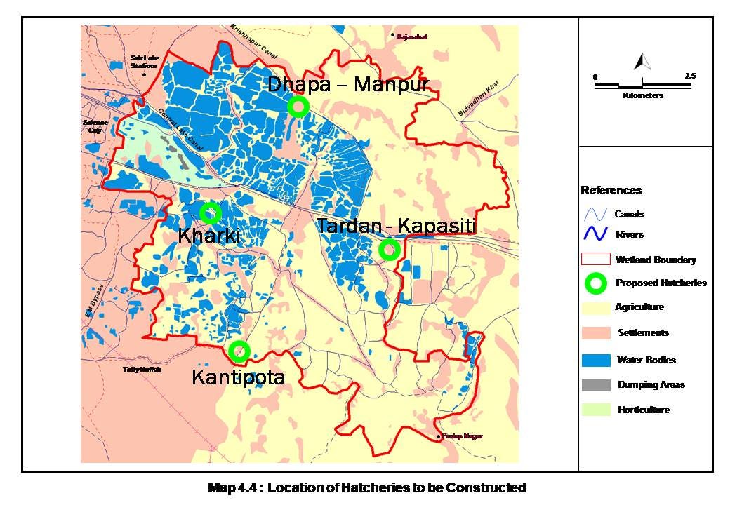Map Of East Kolkata East Kolkata Wetland (Ekw) Area, That Needs To Be Preserved For The Overall  Interest Of Kolkata: | By Anjan Chatterjee | Medium