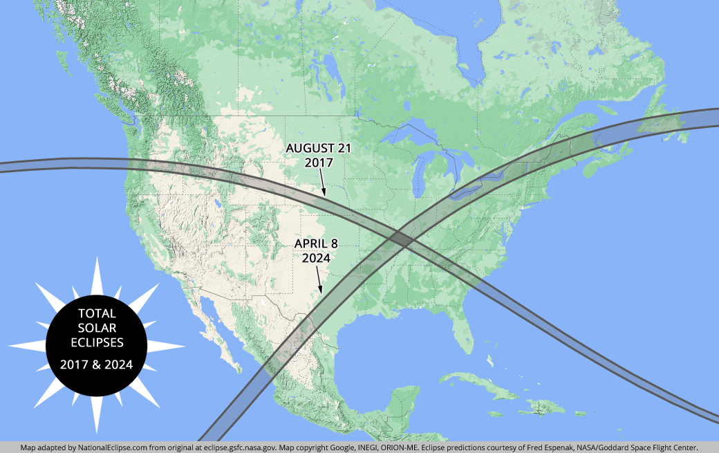 Crossing Paths A Look at Every 21st Century Total Solar Eclipse Path