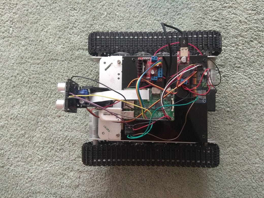 Raspberry Pi robot with GPS. How to make GPS-navigated robot-tank… | by  Constantin Toporov | Medium