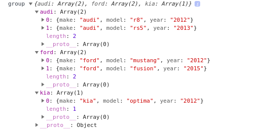 Typescript array of object