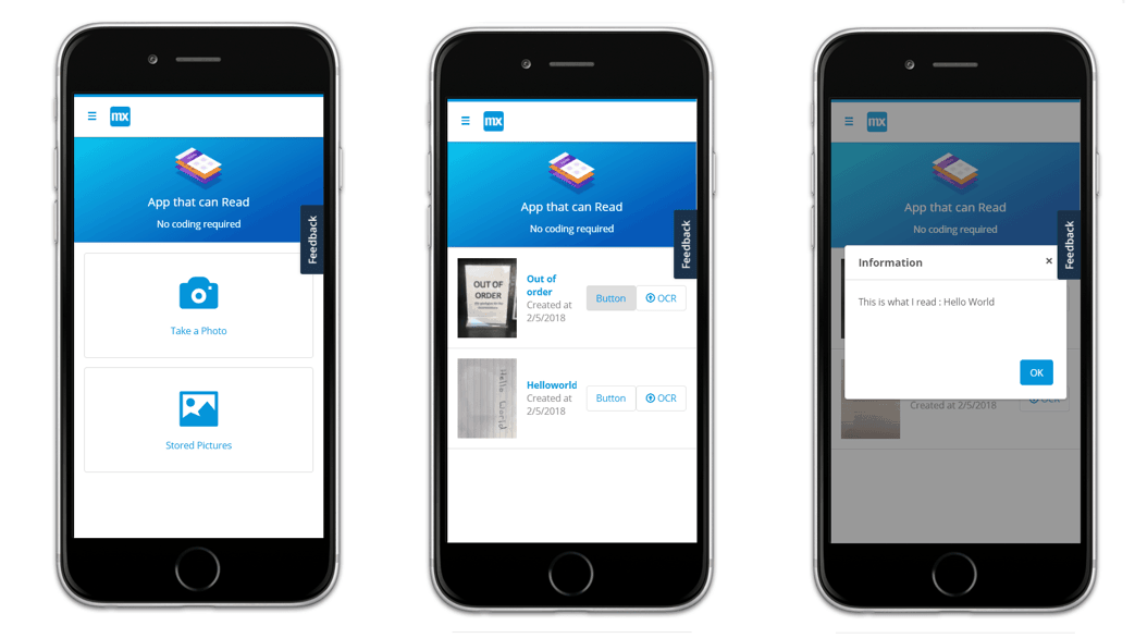 Build Apps Without Code How I Built An App That Can Read With Ocr By Danielle Goodman Visually Developed Medium