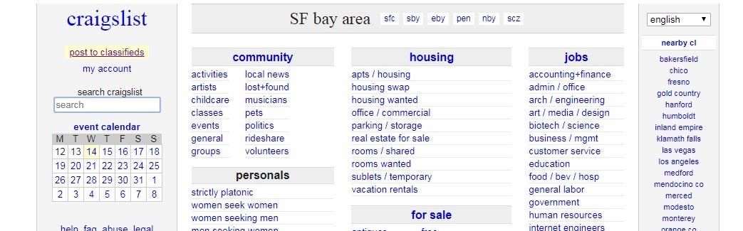 Craigslist Usability Testing And Redesign Suggestions