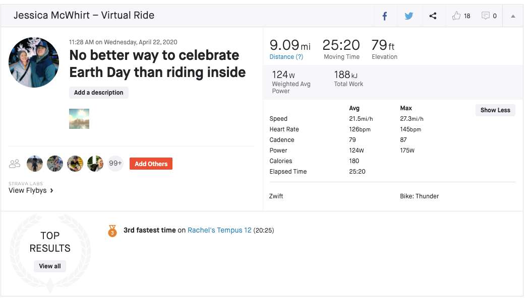 strava indoor cycling