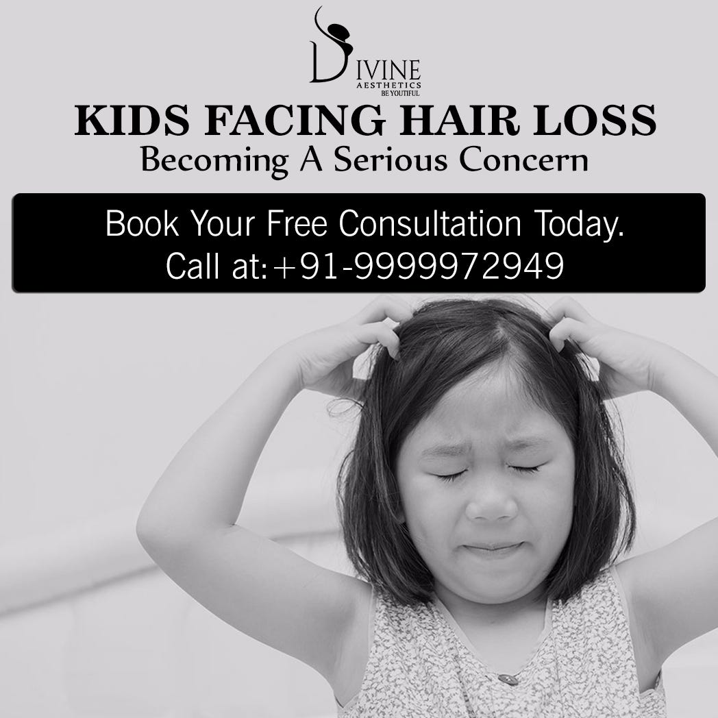 Kids Facing Hair Loss Is Increasing And Becoming A Serious Concern
