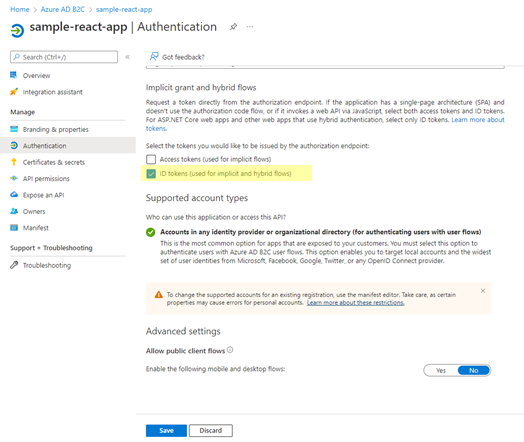 Authenticate a React App with Azure AD B2C | by Azamfahmy | Jun, 2022 ...