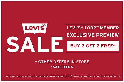 levis buy 2 get 2 offer