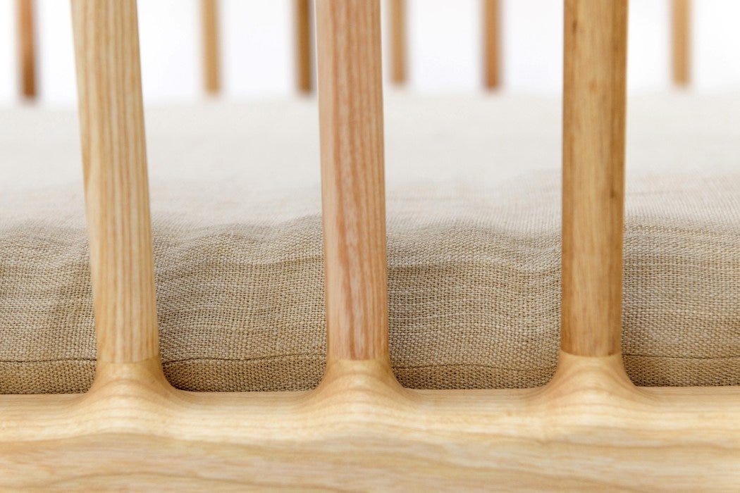 Sustainable Crib That Is Non Toxic Made Without Using Fossil Fiel