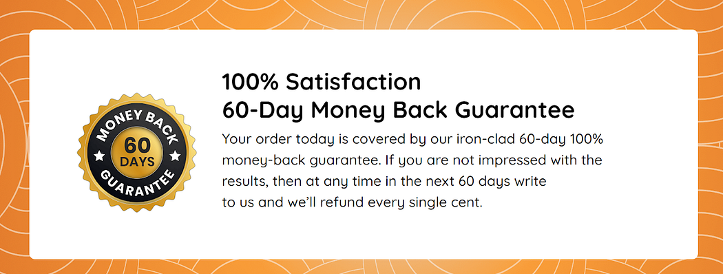 GlucoFlush Money Back Guarantee