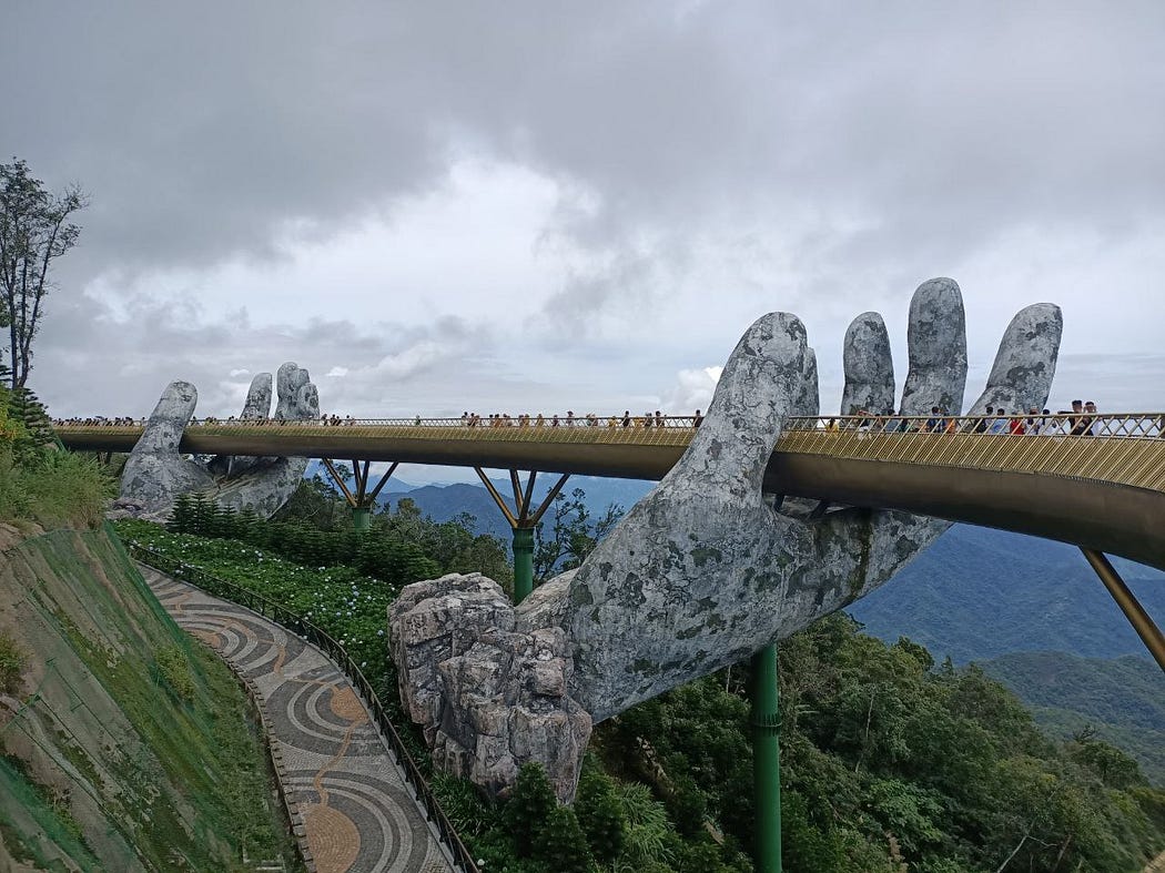 Golden Bridge at Sunworld Ba Na Hills