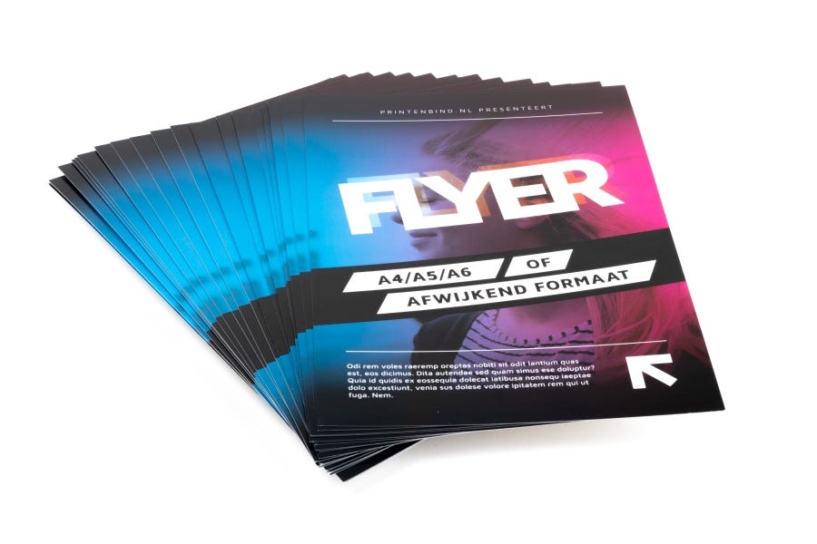 flyer design with mockup in 2023