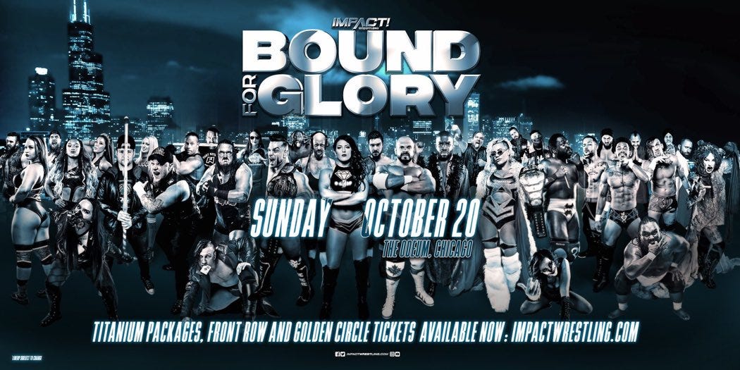 EARLY BOUND FOR GLORY MATCH PREDICTIONS. by Mr IMPACT blog Medium