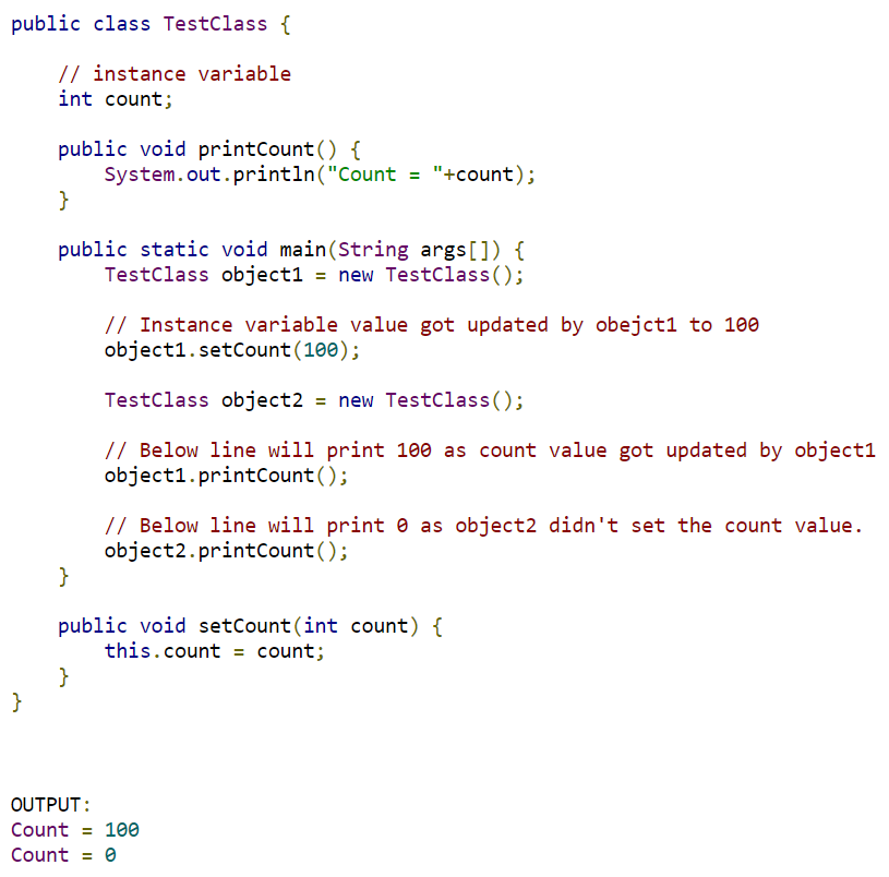 Learn Java Java variables Javadoubts