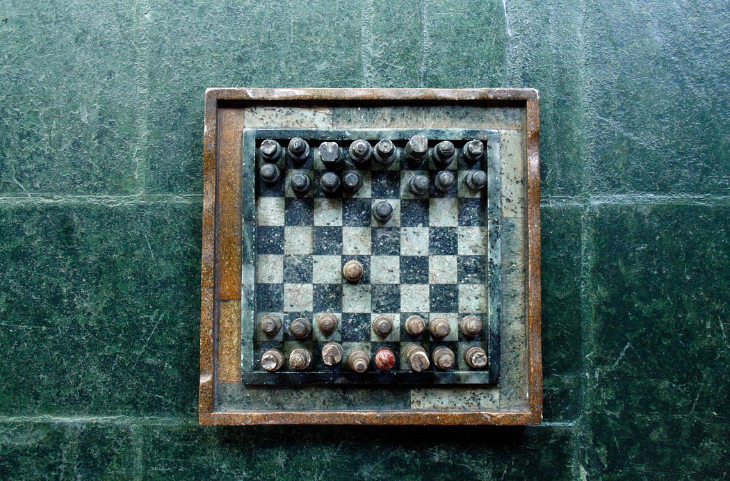 What is the game of recursive chess?