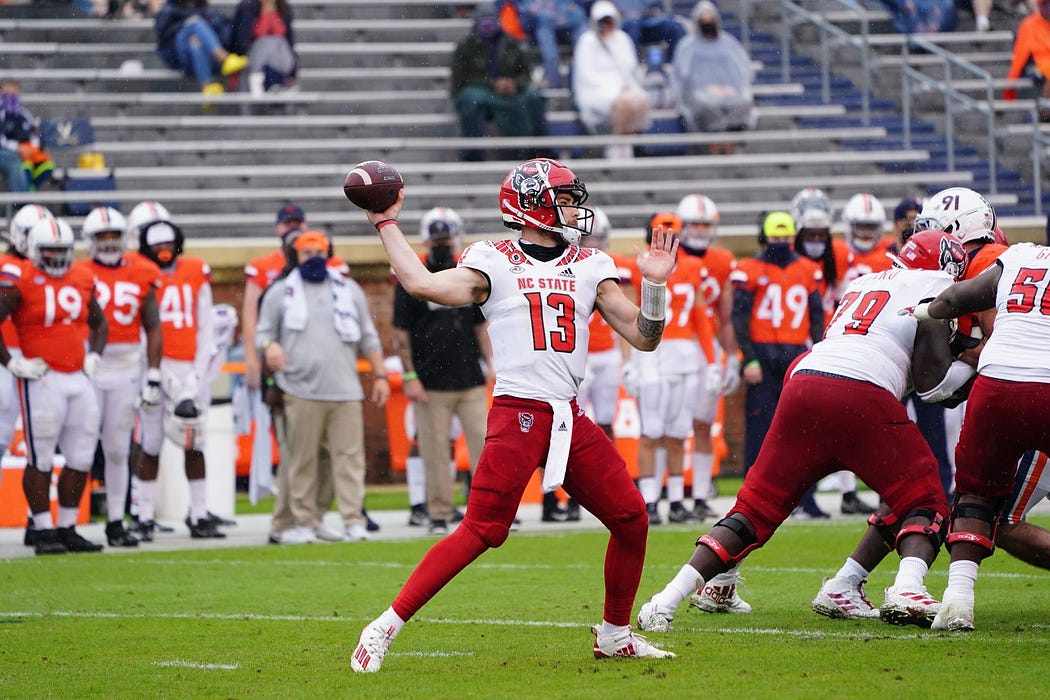 NC State QB Devin Leary