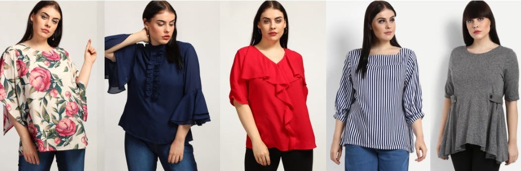 best plus size tops